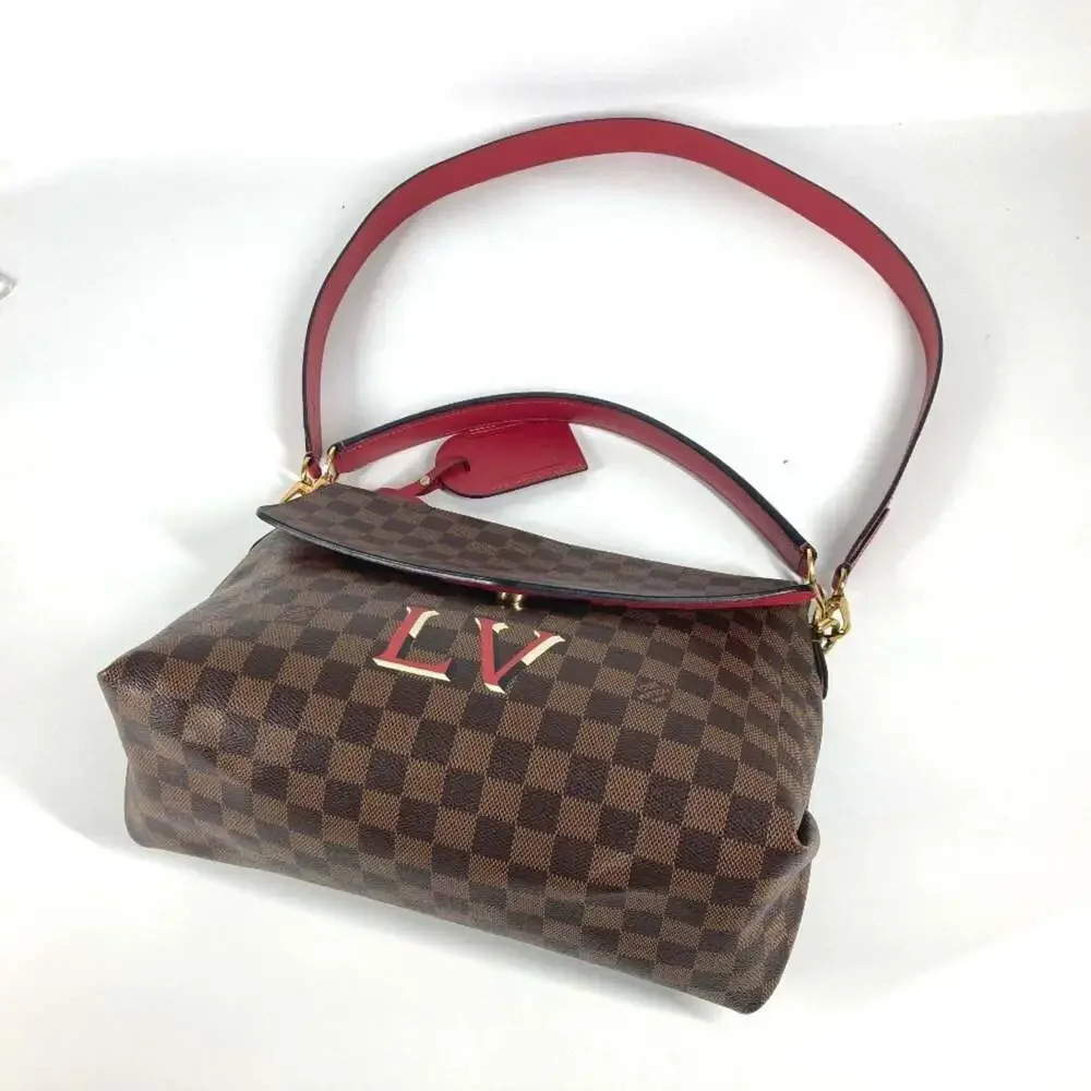 LOUIS VUITTON Brown Damier Canvas Shoulder Bag